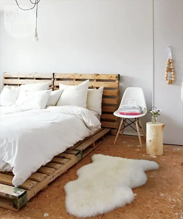 Scandinavian Infused White Bedroom Design