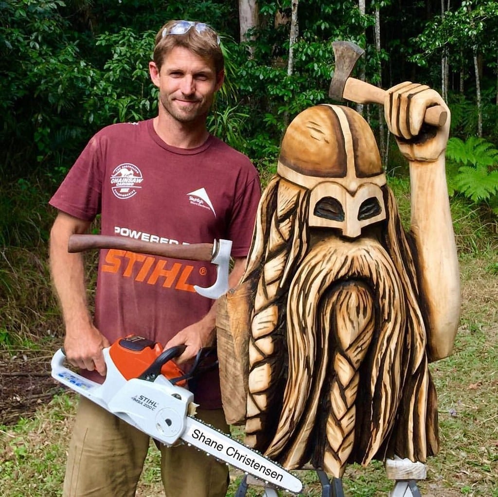 Shane Christensen Tree Carving Master