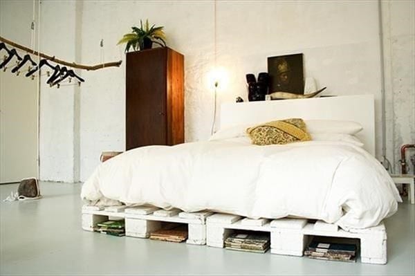 Simple Scandinavian Design For Pallet Bed