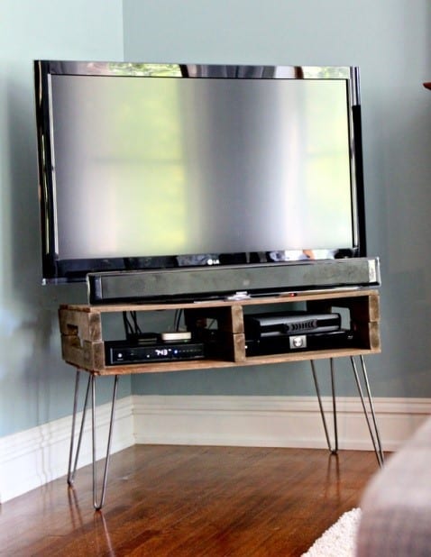 Tv Stand Made Of Pallet Wood