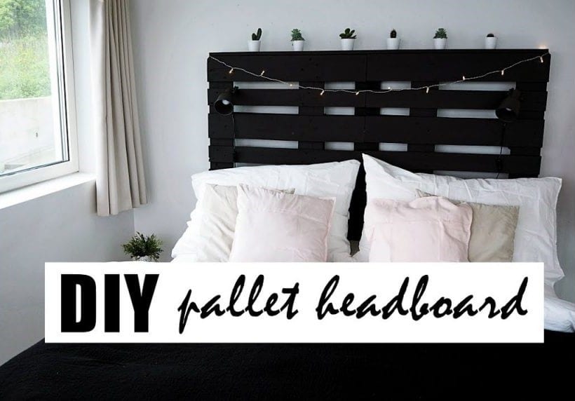 The Perfect Pallet Headboard