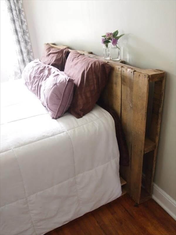 The Two Pallet Headboard Design