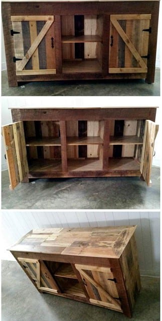 Upcycled Entertainment Center