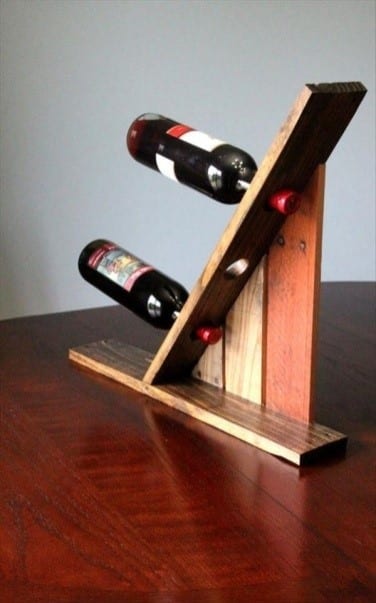 Upcycled Pallet Wine Rack