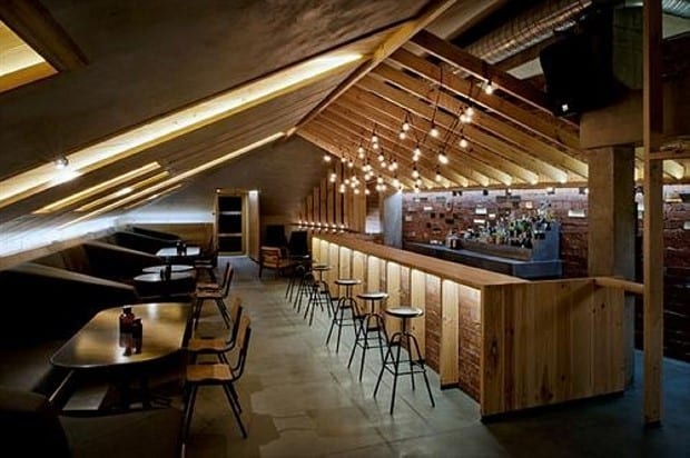 Very Large Bar Made From Wooden Pallets