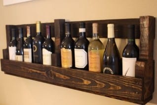 Vintage Looking Wine Rack