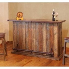 Warm Pallet Bar Wood Diy Display