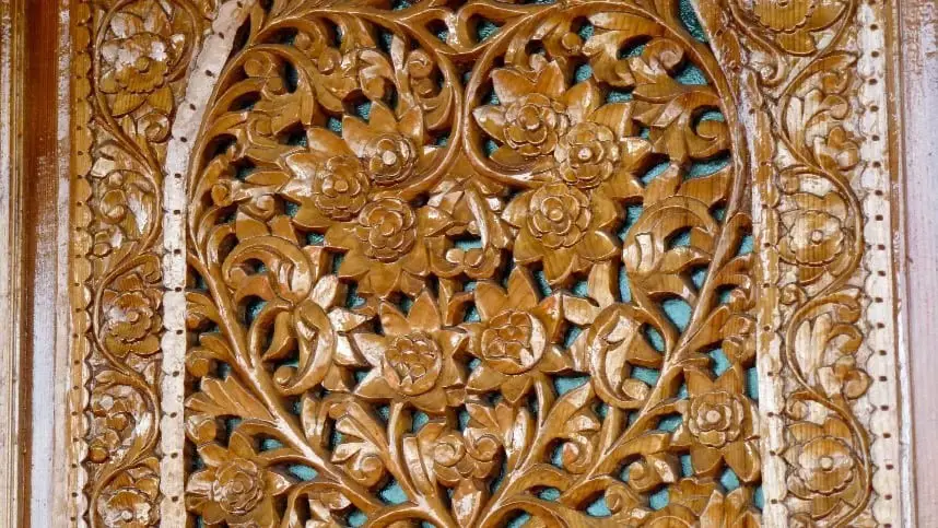 Wood Carving Kashmir