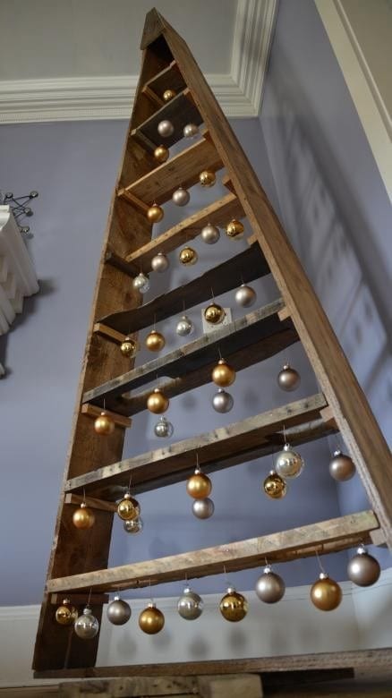 Wooden Pallet Christmas Tree 1