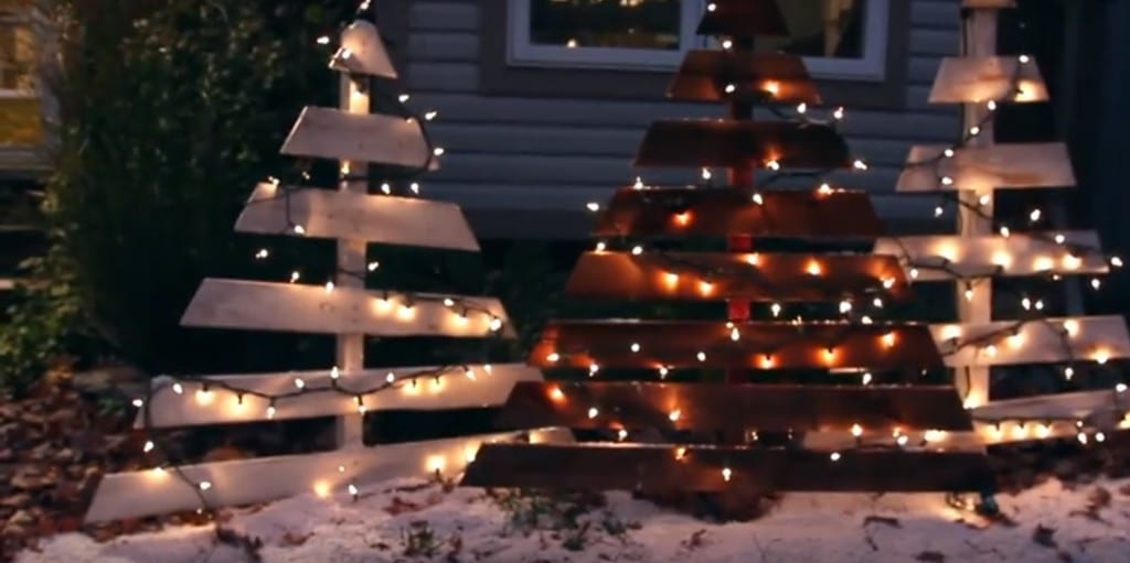 Wooden Pallet Christmas Tree 31