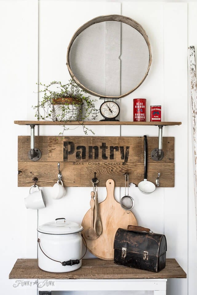 Wooden Pantry Sign